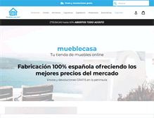 Tablet Screenshot of mueblecasa.com